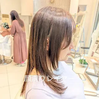 セミロング 髪質改善 カミムラのヘアスタイル