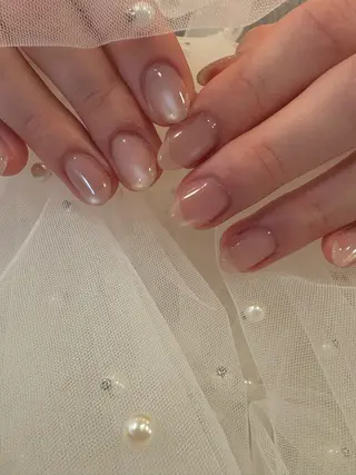 ミディアム 🎀韓国ネイル/ キラキラネイル専門店のネイルデザイン