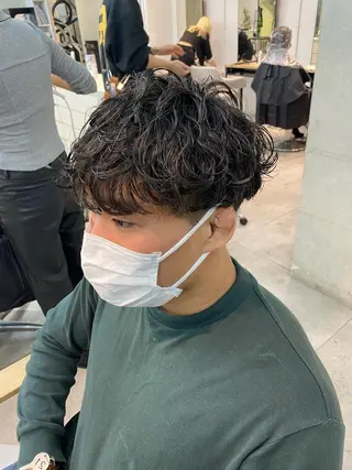 パーマ メンズ 新宿【メンズパーマ】 塩澤太一のヘアスタイル