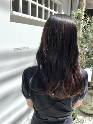 ロング カラー 草野ゆずき⌇縮毛矯正 ⌇レイヤー⌇ボブ🕊のヘアスタイル