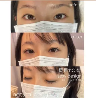 マツエク・マツパ VIVI minamiのマツエク・マツパデザイン