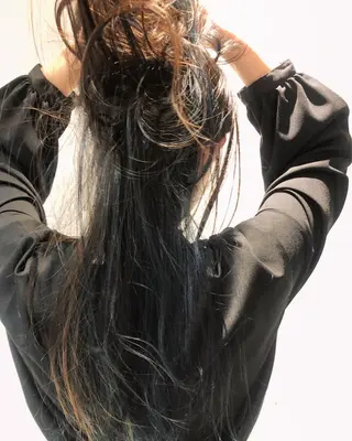 セミロング カラー 美髪矯正/髪質改善/ 艶髪💠髪に輝きをのヘアスタイル