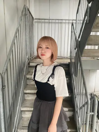 ショート カラー mai / linoah˚✧のヘアスタイル