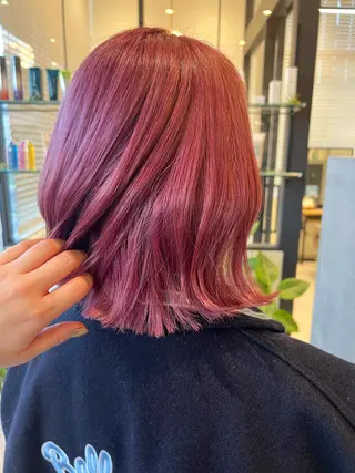 ミディアム カラー 🦋店長🦋 ほんさわ みずきのヘアスタイル