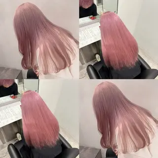 ミディアム カラー ハイトーン特化/ 複雑履歴修正/拓真のヘアスタイル