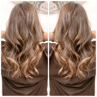 セミロング カラー 京都大人女性ショート 徒歩1分/秋山のヘアスタイル