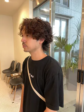 パーマ メンズ レイヤーカット🫧 🎀Tomoka🎀のヘアスタイル