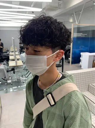 パーマ メンズ 新宿【メンズパーマ】 塩澤太一のヘアスタイル