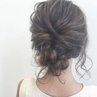ヘアアレンジ 🌟髪質改善ケアカラ ー美髪縮毛矯正y🌟のヘアスタイル