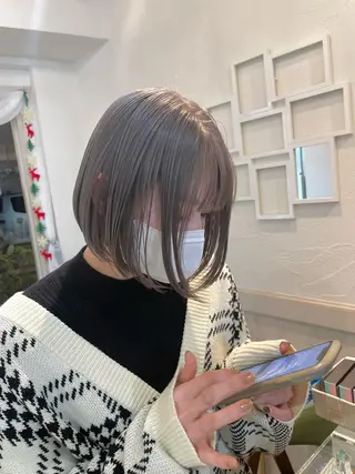 ショート エクリ麻布十番店所属・髪質改善/ 縮毛矯正/相原聡のヘアスタイル