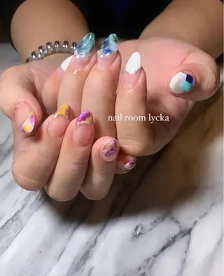 ネイル ﾈｲﾙﾙｰﾑﾘｯｶ 𝐦𝐚𝐲𝐮のネイルデザイン