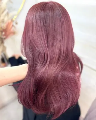 セミロング カラー 💘Kurea💘 艶髪/韓国/暗髪のヘアスタイル