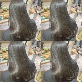 ロング カラー 心斎橋/ブリーチなし 髪質改善/レイヤーのヘアスタイル