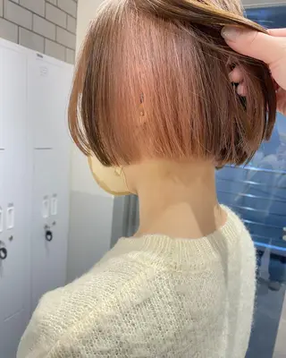 ミディアム ୨୧柔らかいカラー nozomi ୨୧のヘアスタイル