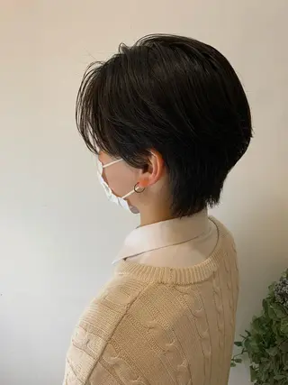 ショート 似合わせカットカラー ♡佐藤捺美のヘアスタイル