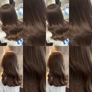 セミロング カラー ブリーチカラー🐭♡ moeのヘアスタイル