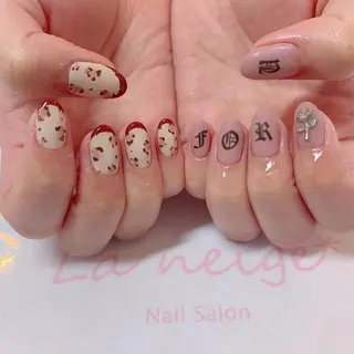 ネイル La neige* yuki 🥯🍑のネイルデザイン