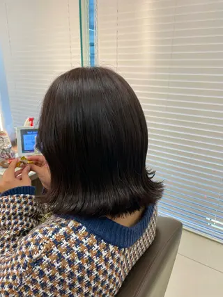 ミディアム カラー 鎌倉/アレンジ/暗髪 /髪質改善/ ユキミのヘアスタイル