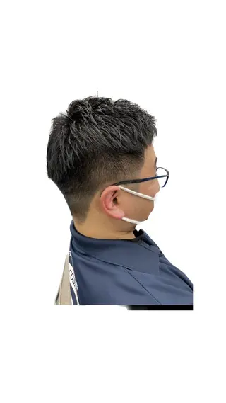 カラー メンズ ナチュラル＆ラフヘア 松尾 凌のヘアスタイル