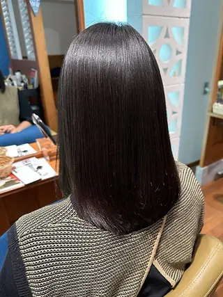 セミロング カラー スタイリスト　田中 美雄のヘアスタイル