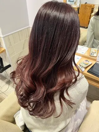 ロング カラー 勝野 優佳のヘアスタイル