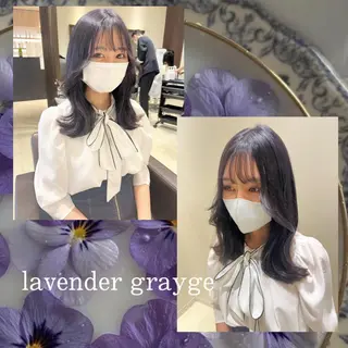 セミロング カラー ヘアアレンジ eN°byyoureshair所属・🎀トップスタイリ スト湯川響🎀のヘアスタイル