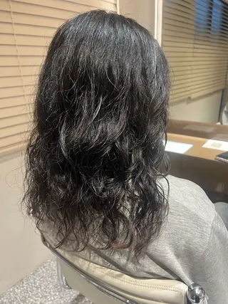 ロング パーマ Lafith hair coco 博多店所属・脇山 真生のヘアスタイル