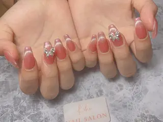 ネイル 💕鈴木ユリ パラジェル/オフ無料のネイルデザイン