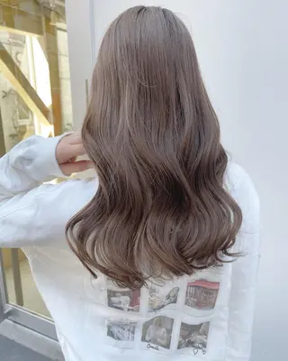 カラー urara🤍 柔らかヘアのヘアスタイル