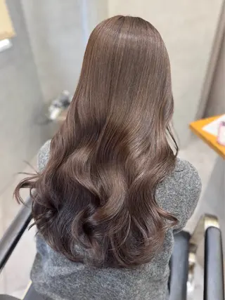 セミロング カラー 佐々木 楽人のヘアスタイル