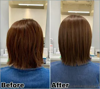 ミディアム ideal心斎橋 ☆片山☆のヘアスタイル