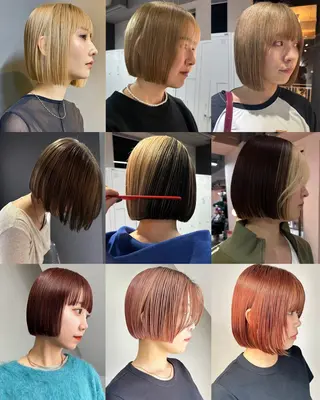 カラー ボブ・レイヤー支持 No.1/Ryokiのヘアスタイル