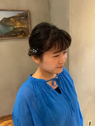 セミロング 顔周りcut・ご相談 ＝新宿しずく🇰🇷のヘアスタイル