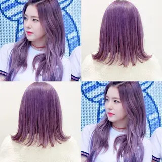 ミディアム カラー ヘアアレンジ 🍒暖色✖️レイヤー ／Haruna🍒のヘアスタイル