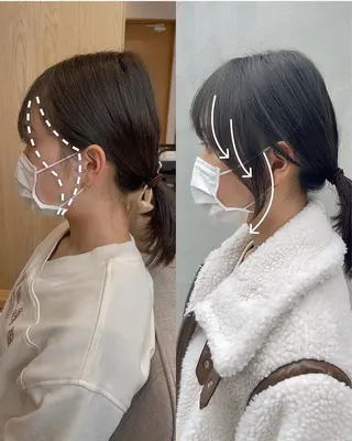 カラー ヘアアレンジ DX SHARE SALON 原宿店所属・レイヤーカット/ 田中 しょうのヘアスタイル