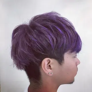 カラー メンズ メンズブリーチカラー /パーマ ごーた立川のヘアスタイル