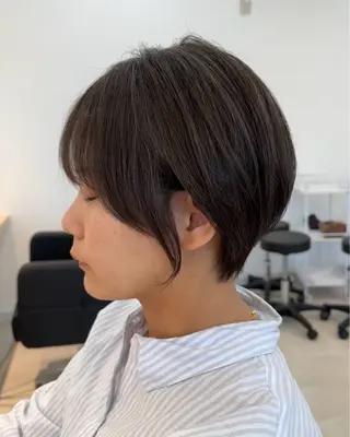 ショート mizuki🌙 ︎︎ショートカット◎のヘアスタイル