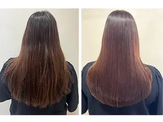 ロング 松山 真奈美のヘアスタイル