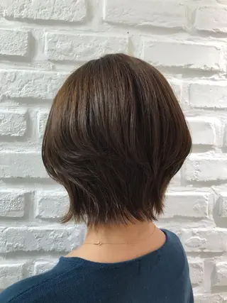 ショート 【暖色カラー特化】 中山由梨のヘアスタイル