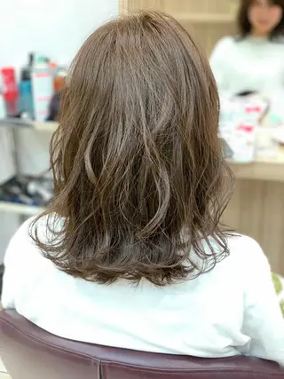 セミロング 韓国ヘア/レイヤー 🇰🇷/艶髪/長橋のヘアスタイル