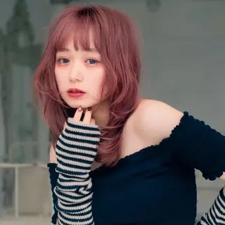 セミロング Misaki /ボブ/縮毛矯正のヘアスタイル