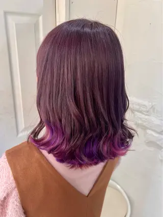 ミディアム カラー uros.所属・メンズパーマ/ エクステ🌞セナのヘアスタイル