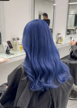 セミロング カラー ハイトーン/デザイン ⛓️mai🖤のヘアスタイル