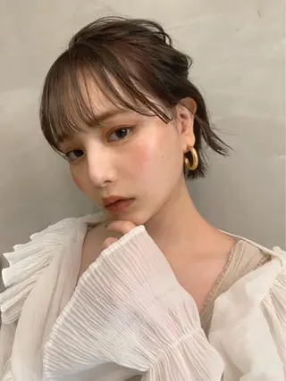 ショート カラー ヘアアレンジ sakoda shunkiのヘアスタイル