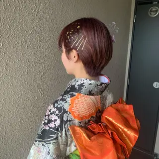 ショート ヘアアレンジ chouette/ 根本優希のヘアスタイル