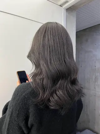 セミロング Wカラー/暖色/べ ージュりく©︎🐝のヘアスタイル