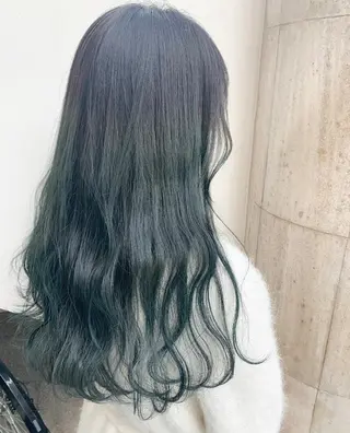 ロング カラー ヘアアレンジ SALOWIN原宿ash店所属・憧れの艶ハイトーンへ 🌙サイダサキのヘアスタイル