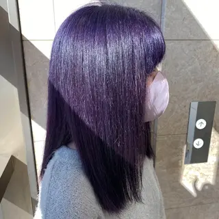 セミロング カラー Blanche by artina川崎店所属・ゆう🫧 透明感/ハイトーンのヘアスタイル