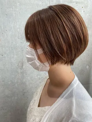 ショート カラー amber所属・🌈ショートの達人 HIROMU🌈のヘアスタイル
