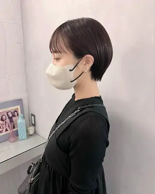 ショート foto所属・𝐁𝐋𝐔𝐄𝐓 /カット特化/新宿のヘアスタイル